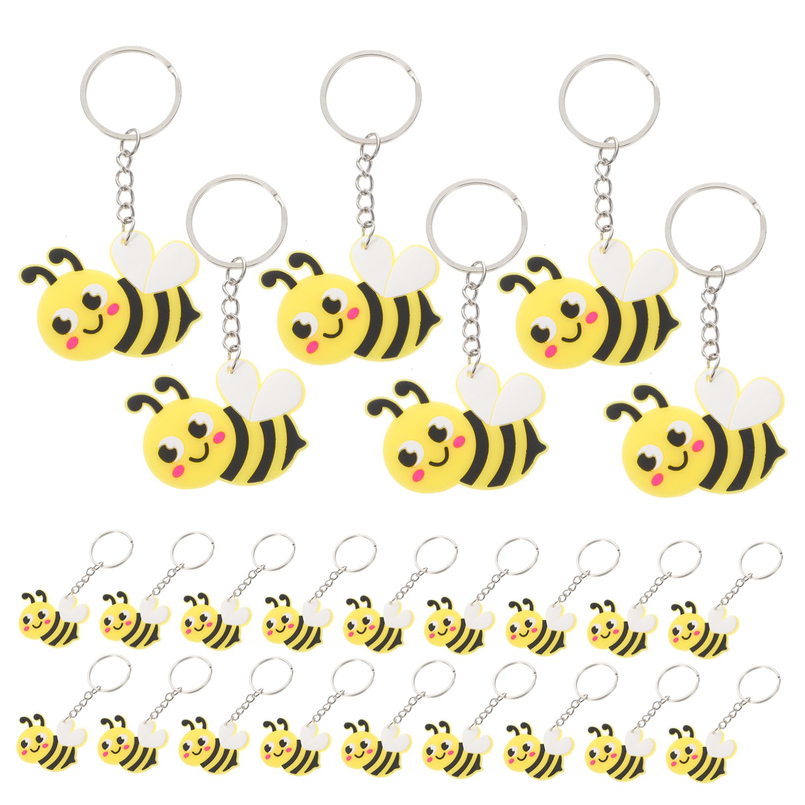 Homoyoyo 120 Piezas Llavero Colgante de Dibujos Animados Diseño Creativo Colgante para Bolsas Hecho Metal Resistente Decoración Novedosa y Regalo Práctico