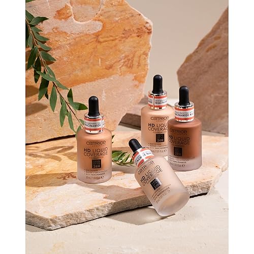 Vista 3 de Catrice Base de cobertura líquida HD Cobertura alta y natural Vegano y libre de crueldad.