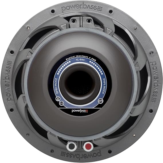 PowerBass XL-844-8 Subwoofer Single 4-Ohm VC 200Wrms / 400Wmax