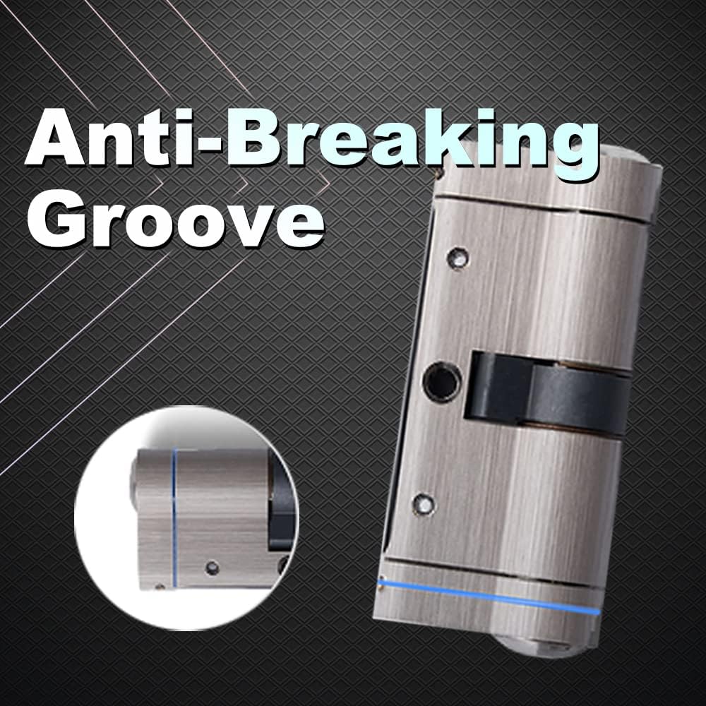 Buy Lock Cylinder with 5 Keys 30/30mm,Euro Copper Double Opener Mortise