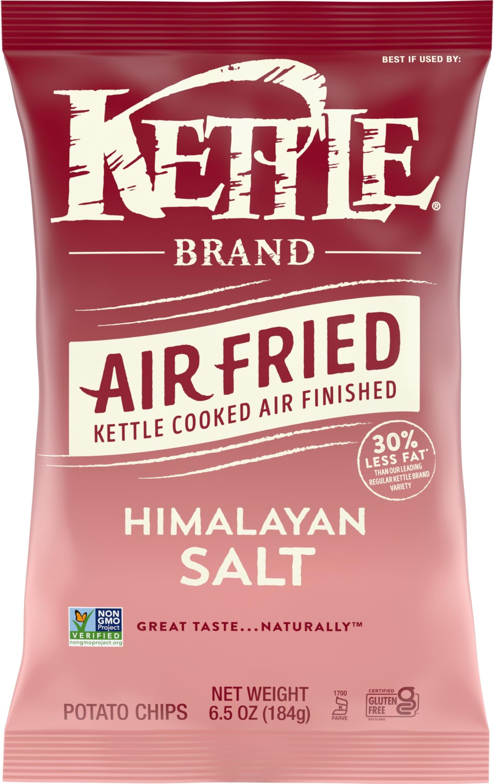 Kettle Brand Air Fried Himalayan Salt Potato Chips, 6.5 Oz