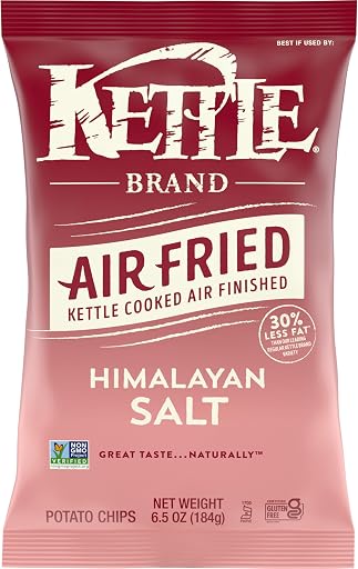 Kettle Brand Air Fried Himalayan Salt Potato Chips, 6.5 Oz