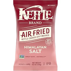 Kettle Brand Potato Chips Air Fried Himalayan Salt Kettle Chips 6 5 Oz Bag