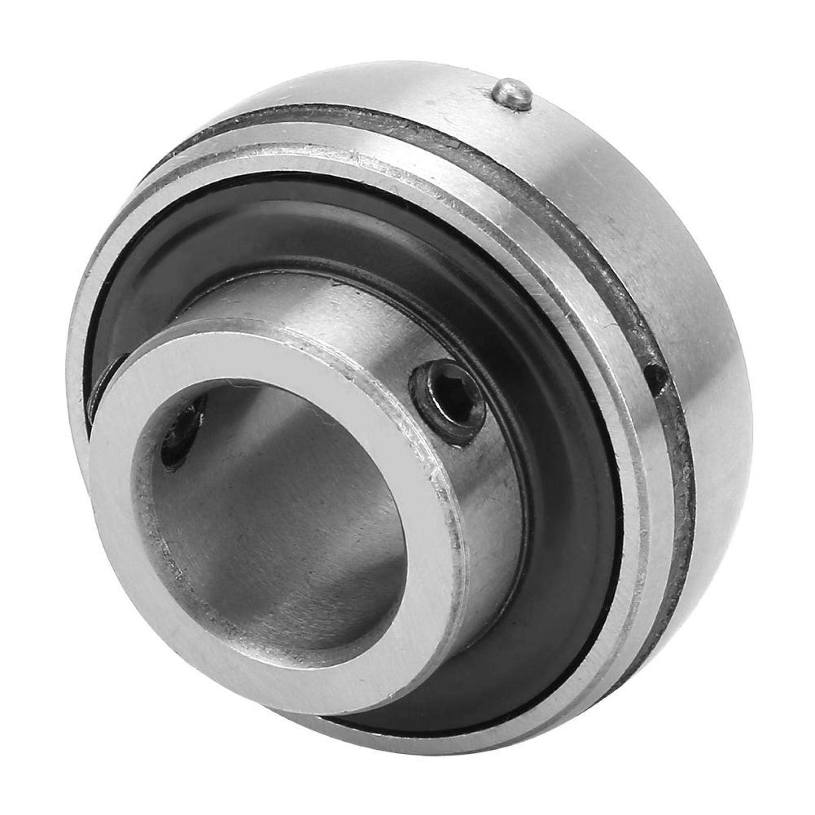 2 uds UC-205 rodamiento de bolas rodamiento de inserción de acero 25x52x34,1mm rodamiento de soporte de inserción de lubricación de la máquina para una variedad de máquinas(UC205)
