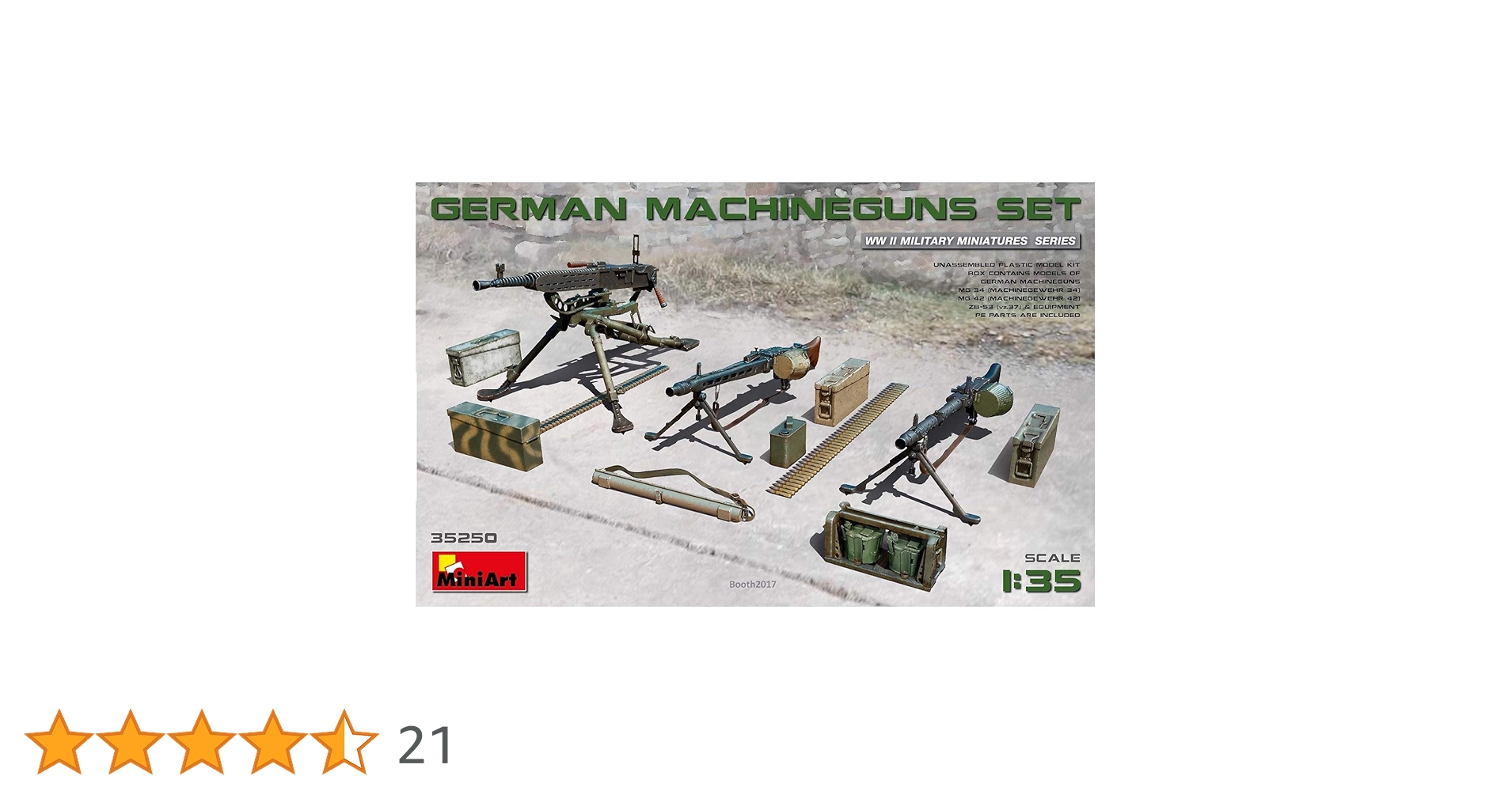 Amazon | ミニアート 1/35 ドイツ軍 マシンガンセット
