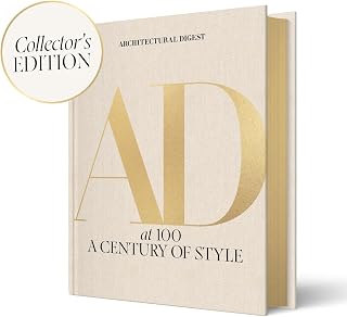 Architectural Digest at 100 Collector's Edition: Gold Foil, Gilded Edges, Ribbon Marker - Century of Iconic Interiors