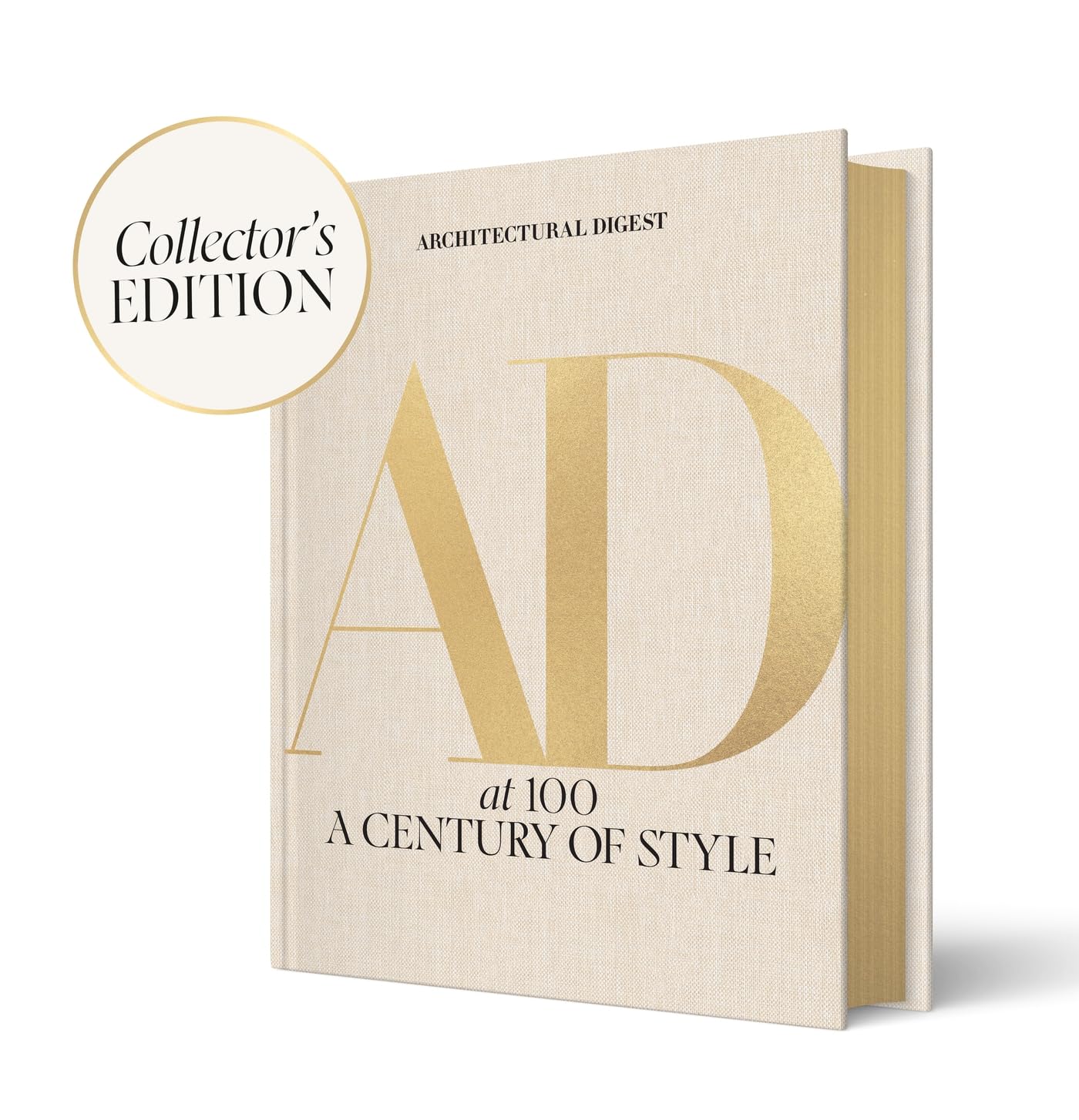 Architectural Digest at 100 Collector's Edition: Gold Foil, Gilded Edges, Ribbon Marker - Century of Iconic Interiors
