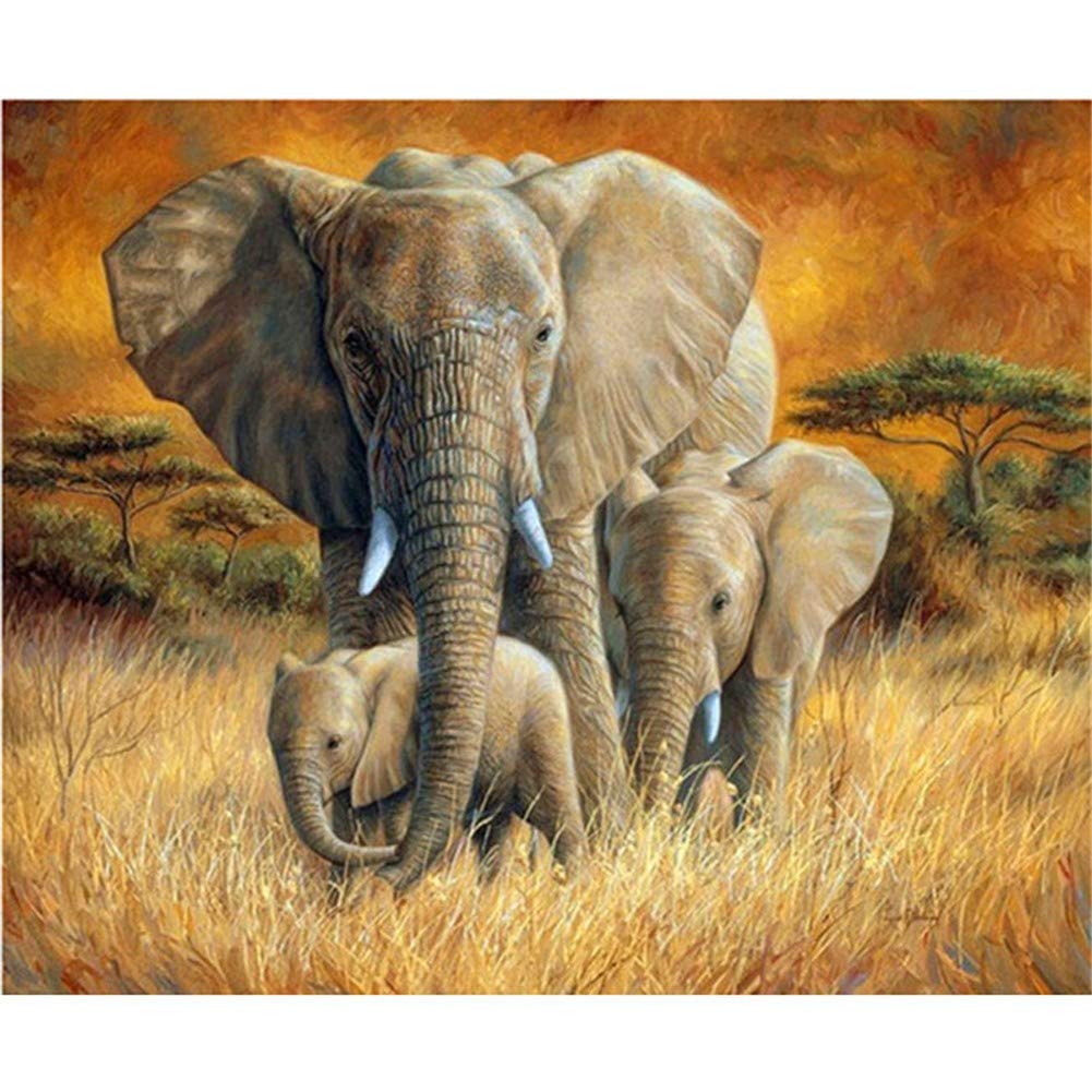 5D "zrób to sam" malarstwo diamentowe dla dorosłych, kompletny szary słoń 60 x 120 cm, diament, obraz z kryształkami, stras, haft krzyżykowy, zestaw do haftu, duży diament, sztuka rzemiosło artystyczne, dekoracja ścienna