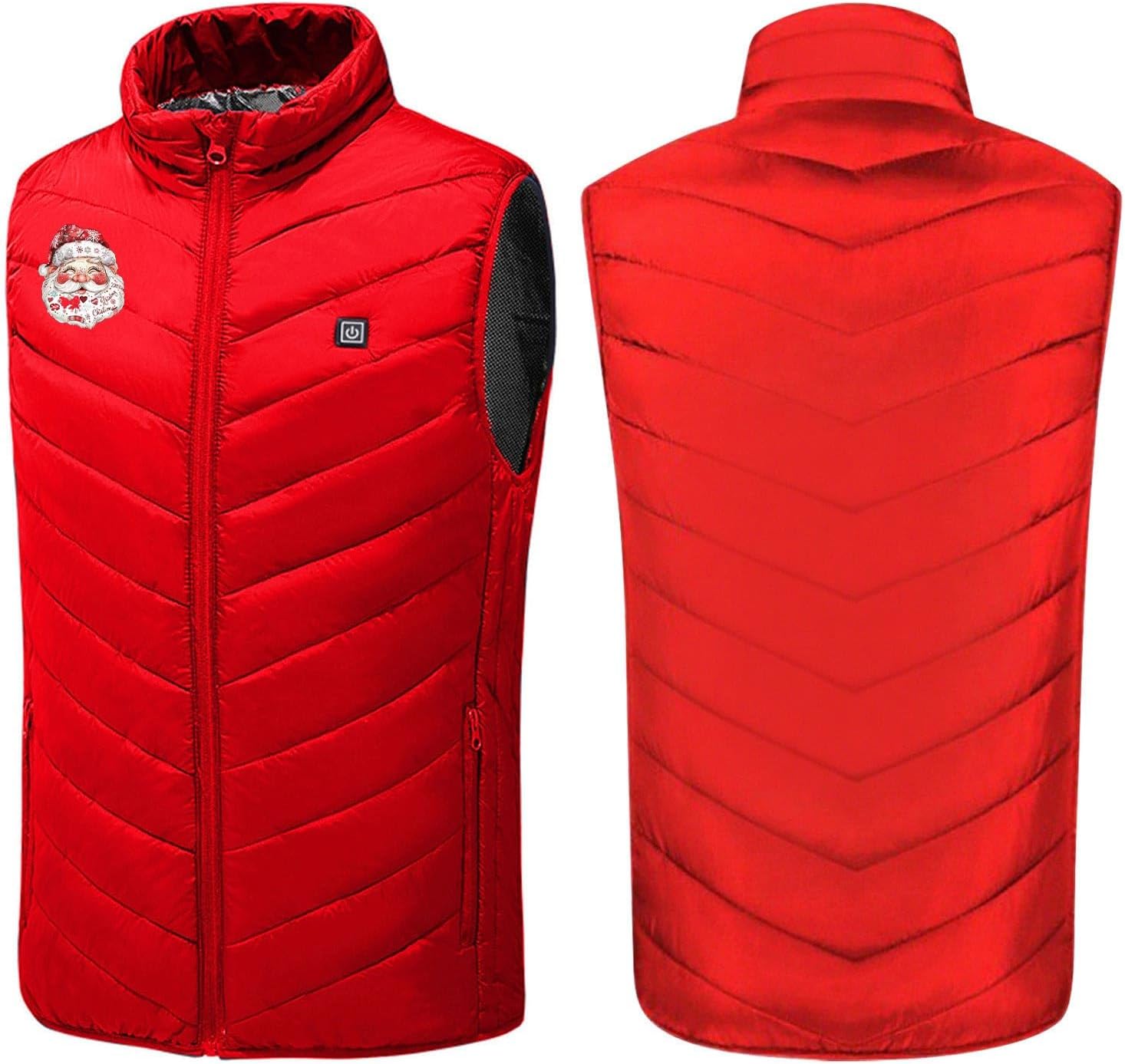 Heated Vest for Men Women 31 Heating Zones Warm Waterproof Windproof Heated Jacket Lightweight Winter Heating Coats