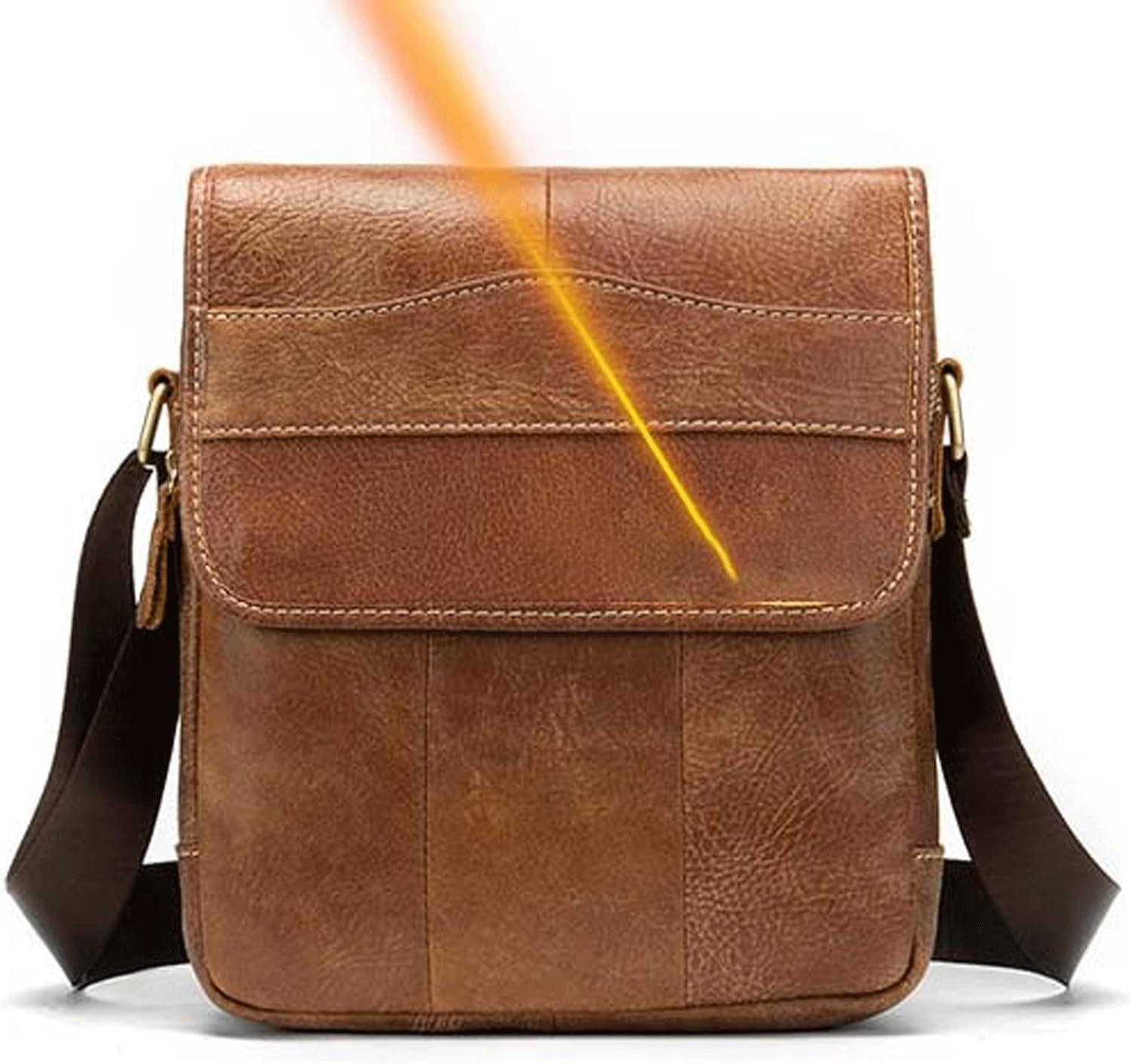 Messenger Bags Men's Leather Bag Large Capacity Shoulder