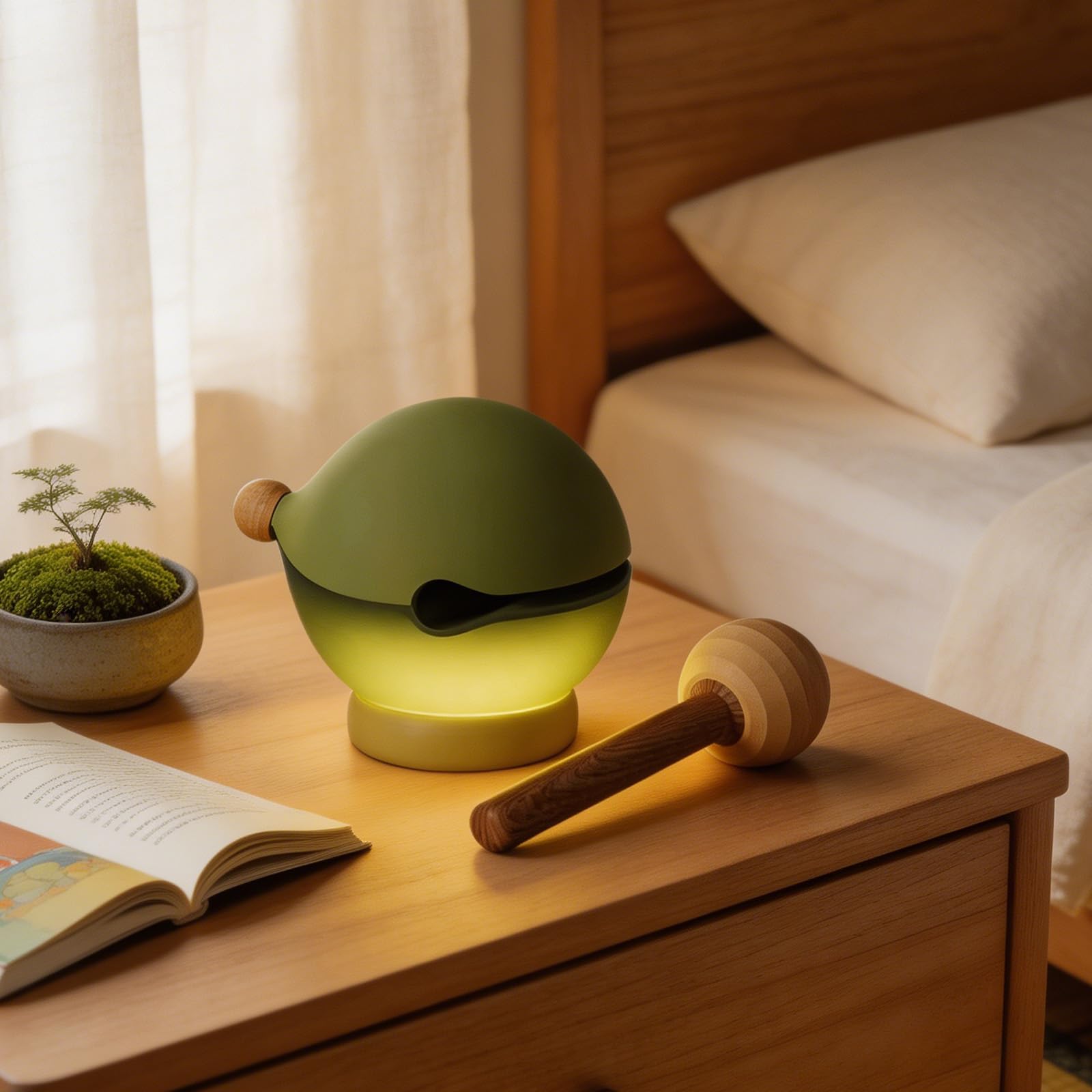 Lampada notturna portatile a LED con luce delicata per camera dei bambini e luce notturna da viaggio