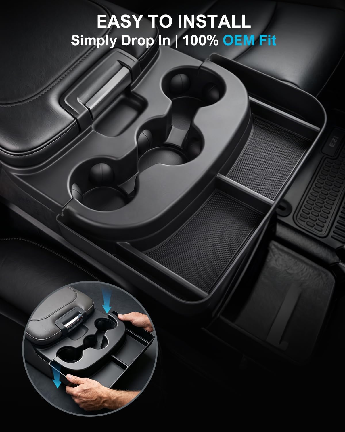SEVEN SPARTA Center Console Organizer for 2013-2026 Ram Jump Seat