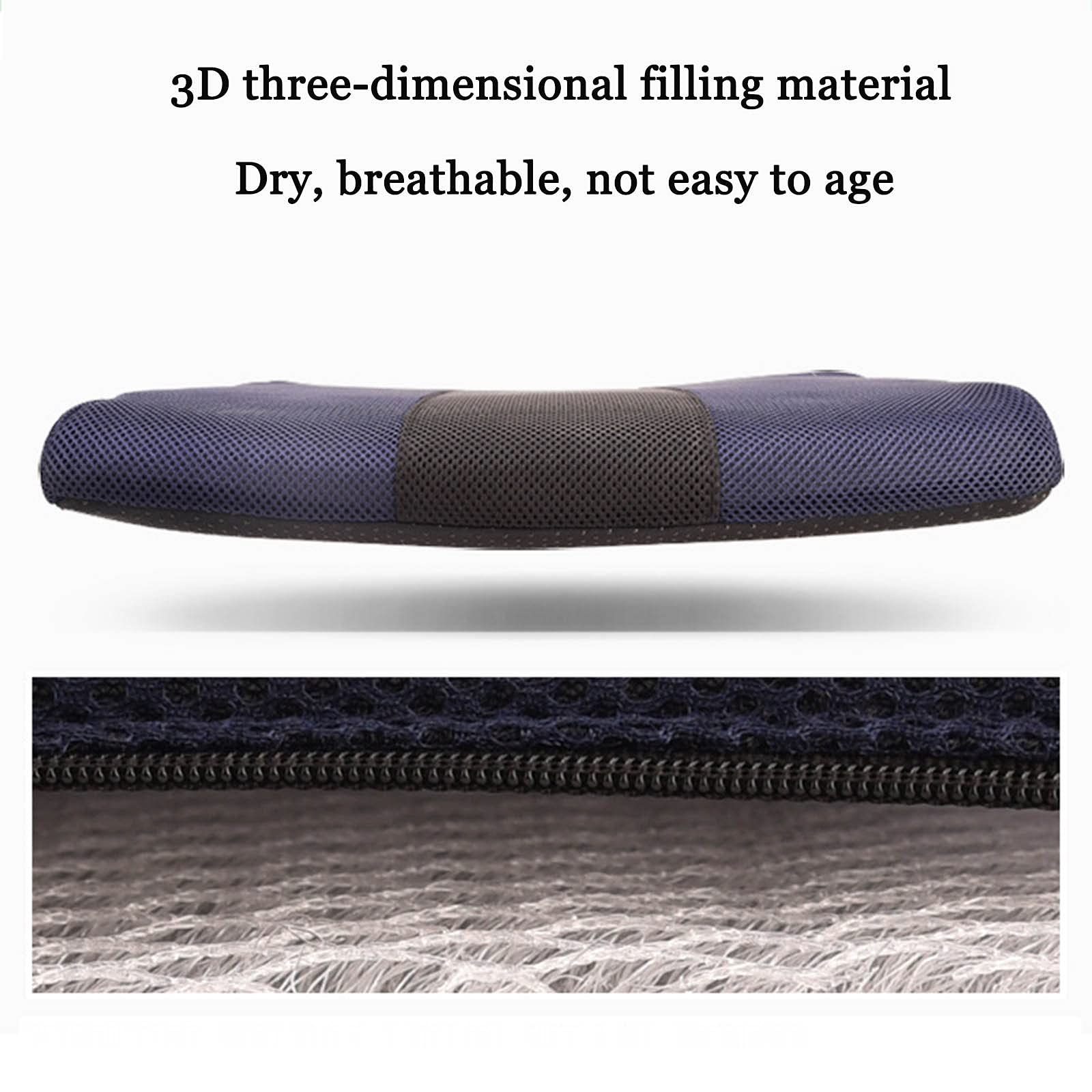 Cojín Antiescaras para Silla de Ruedas, transpirable con diseño de panal con funda antideslizante Cojín de asiento para alivio del dolor para silla de oficina en casa, silla de ruedas para coche