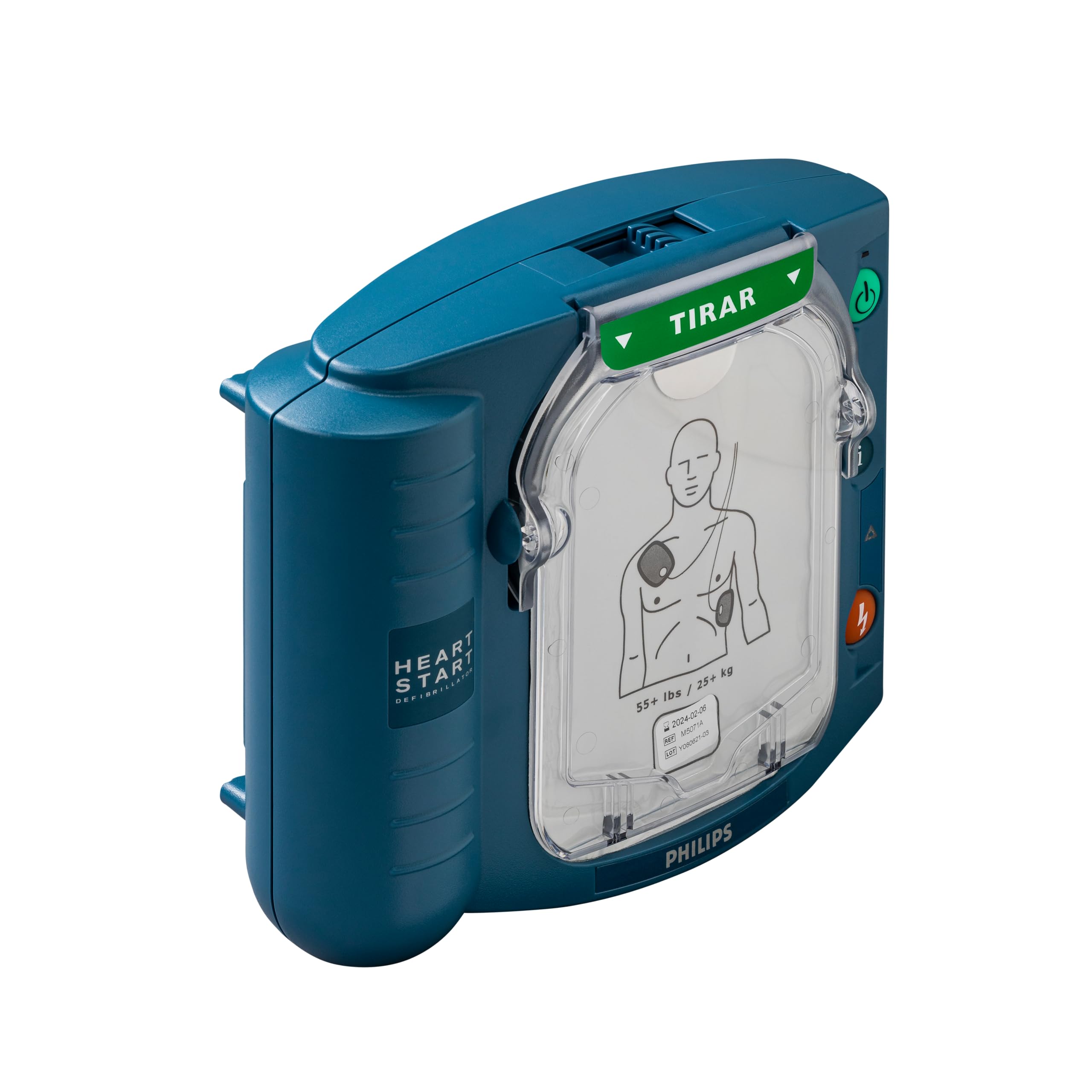 Philips HeartStart HS1 Desfibrilador con maleta de transporte pequeña, M5066A-C02
