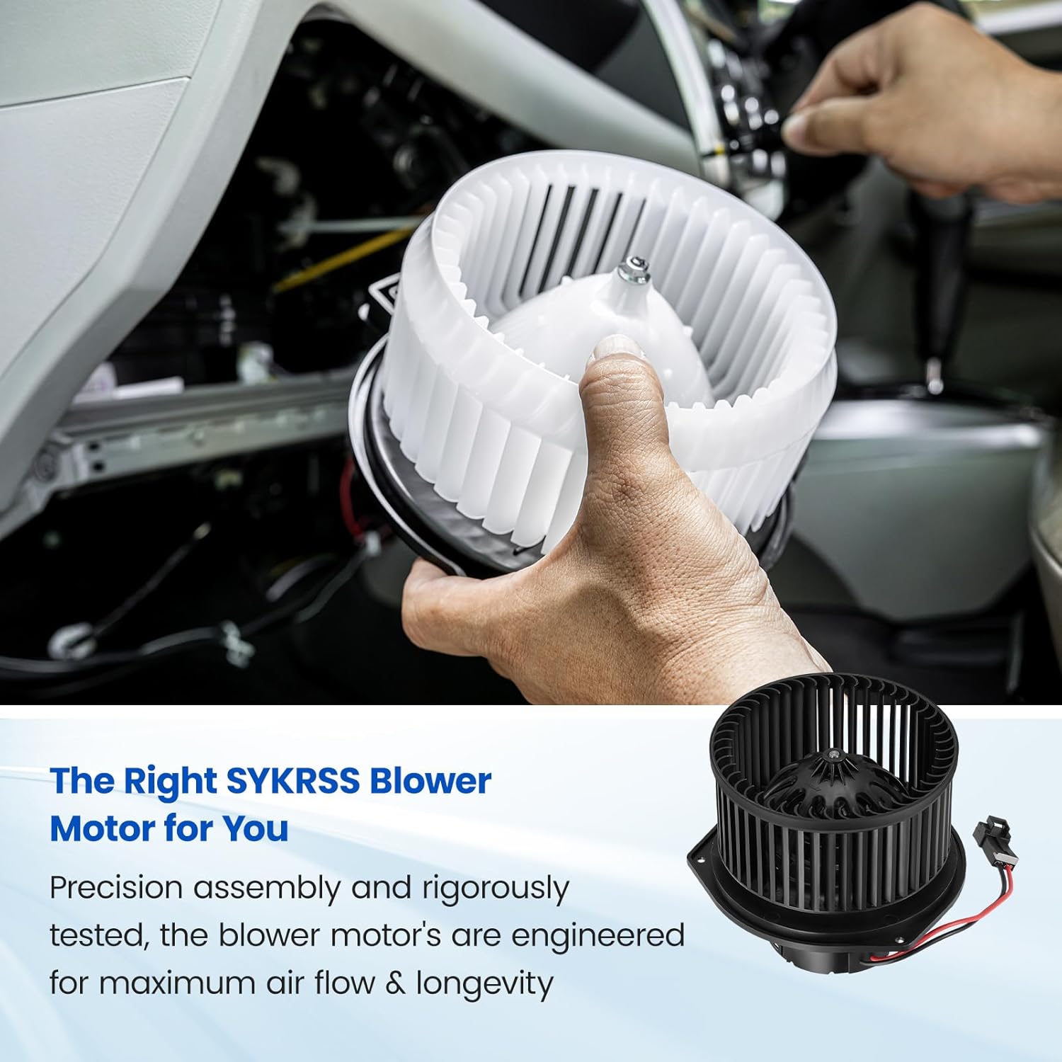 HVAC Blower Motor 75778 Compatible with Chevy 05-10 Cobalt, 06-11 HHR, Compatible with Pontiac 07-09 G5, 05-06 Pursuit Blower for 52495749 A/C Blower Motor Assembly for 03-07 lon