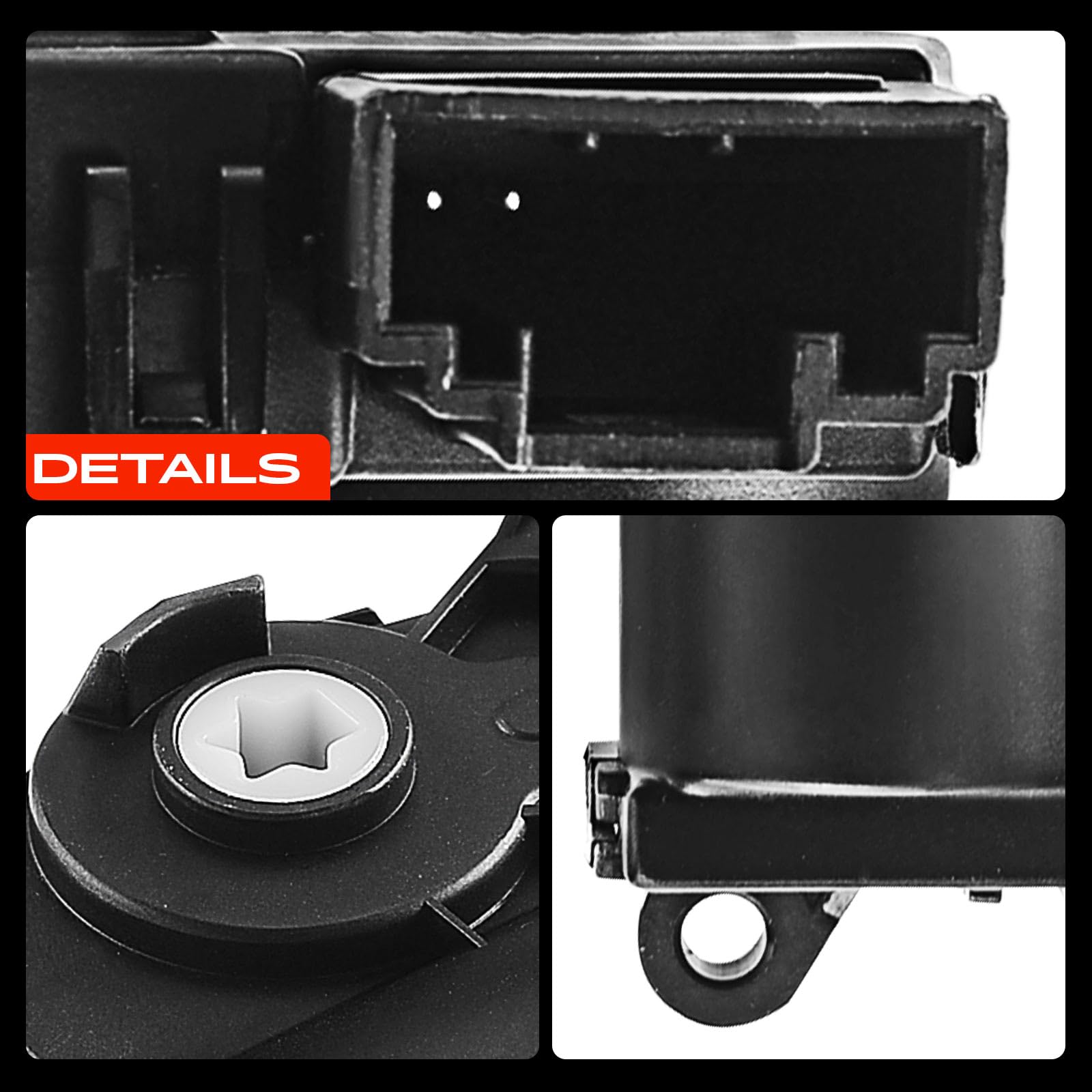 Frankberg Elemento di regolazione valvola miscelatrice ServoMotore 2-Poli Compatibile con Golf VII 5G1 BQ1 BE1 BE2 2015-2017 Pa.ssat 3G2 2014-2019 A3 8V1 8VK 2013-2018 Leon 5F1 2012-2019 5Q0907511