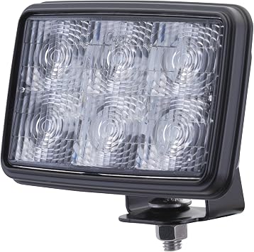 Grote 63621 Trilliant Mini LED WhiteLight Work Light - Trapezoid, Hardwired, 700 Lumens, Clear