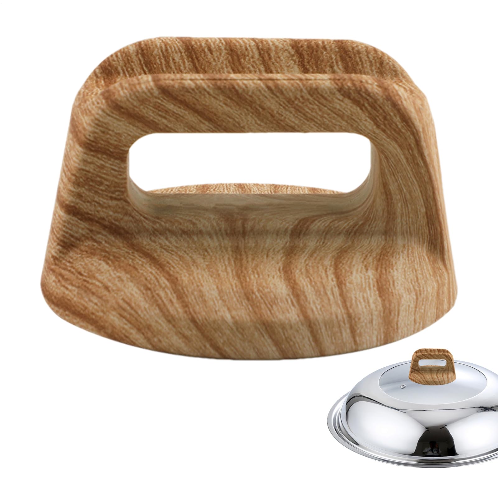 Poignée De Couvercle De Casserole Noire - Bouton De Remplacement Résistant à La Chaleur Et Ergonomique
