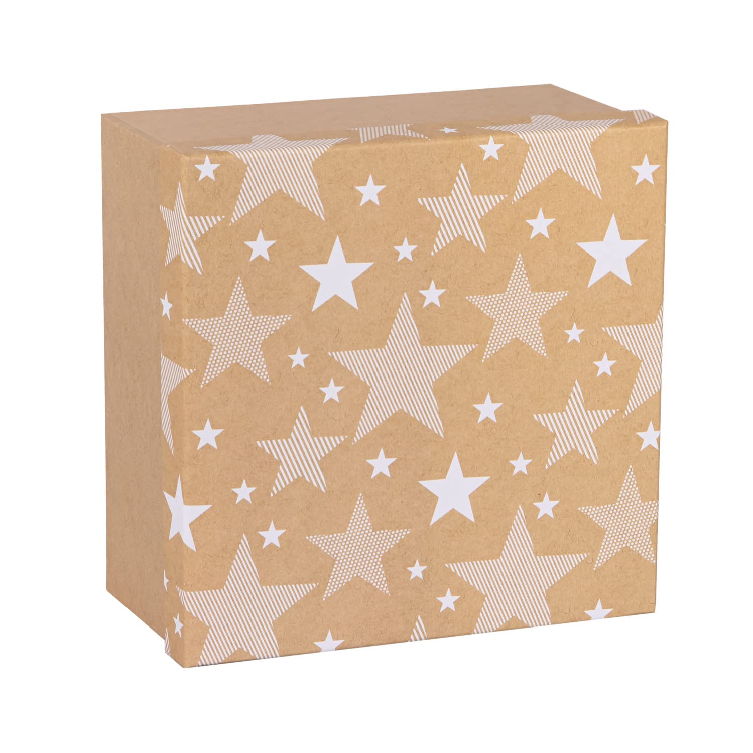 Idena 31236 - Gift Box Star, 27 x 27 x 15.5 cm, Gift, Gift Box, Gift Packaging, Multi-Colour