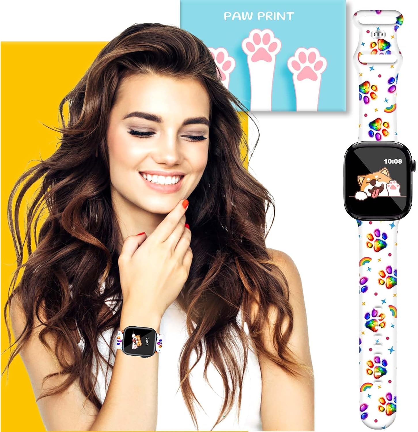 Holiday Pattern Watch band for Apple Watch Bands Women image 4