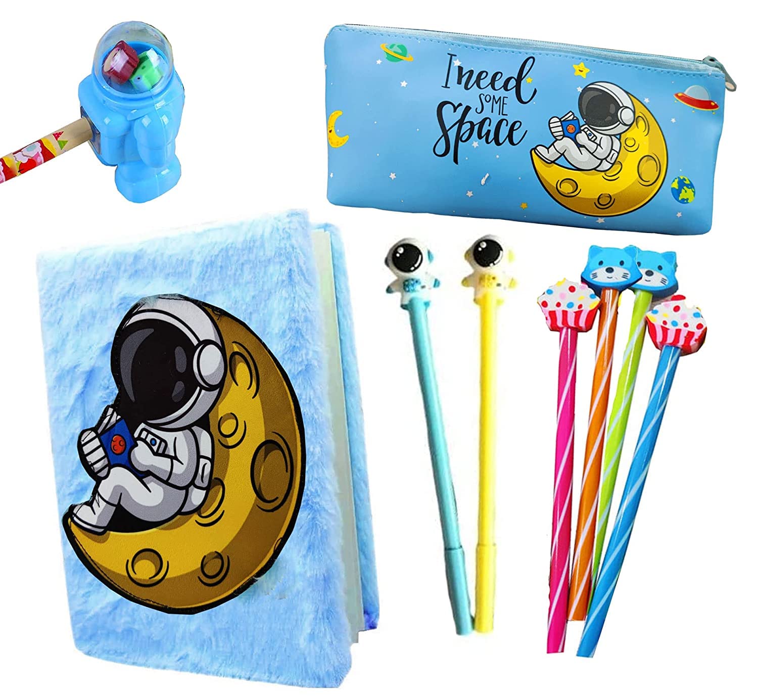 See full amazon price history chart for Neel® 9Pcs Space Theme Return Gift Set for Kids Boys Astronaut Theme School Stationery Gift Set Space Furry Diary Fur Notebook Space Pen, Pencils, Sharpener for Boys Space Pencil Pouch Pencil Case Neel® 9Pcs Space Theme Return Gift Set for Kids Boys Astronaut Theme School Stationery Gift Set Space Furry Diary Fur Notebook Space Pen, Pencils, Sharpener for Boys Space Pencil Pouch Pencil Case (B0B9S5G9SP) Amazon Price History, Amazon Price Tracker
