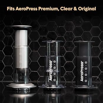 Soporte organizador de acero inoxidable – estación y organizador de accesorios con soporte para filtros, compatible con cafeteras originales y transparentes premium5