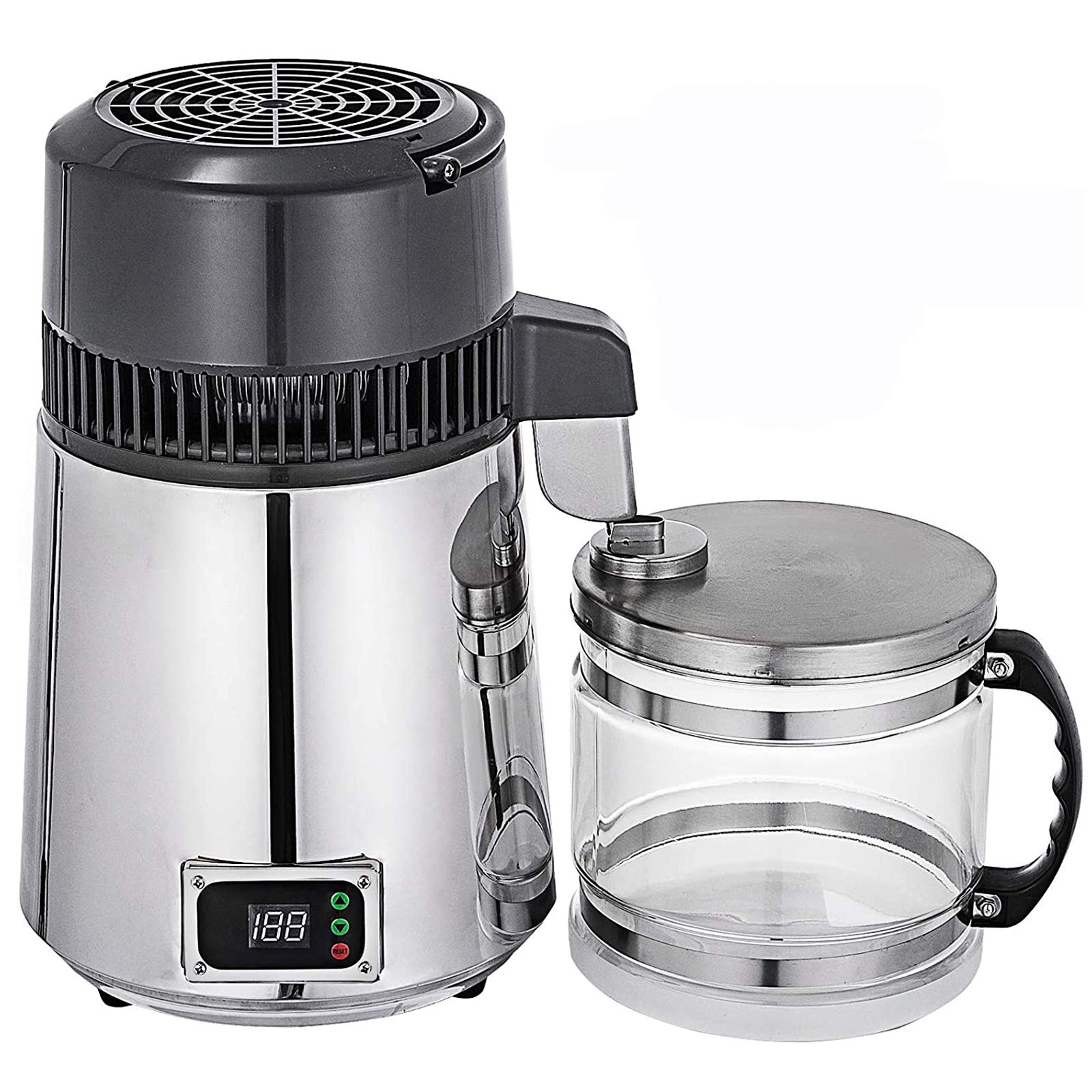 Amazon｜1.1 ガルの蒸留水メーカー、4L 純粋な水蒸留器、750W
