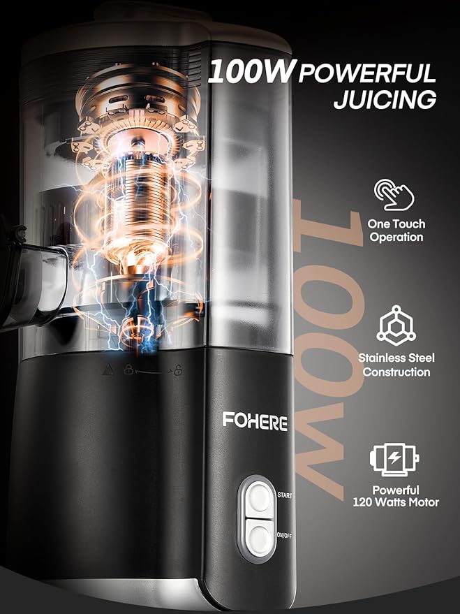 Extractor de Jugos Eléctrico con Conos Intercambiables 100W miniatura 6