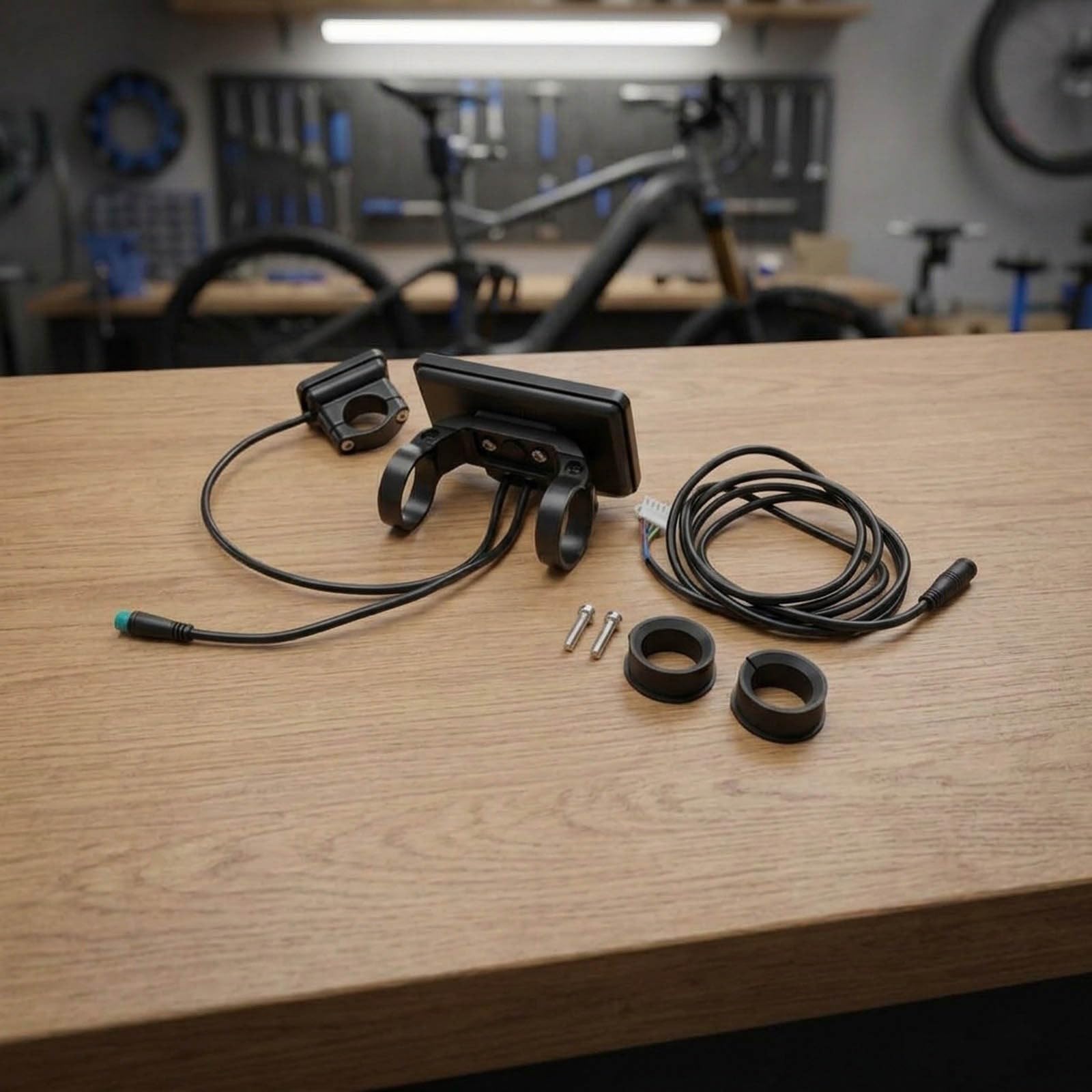 Display LCD T8 per bici elettrica, schermo colorato, 24 V-72 V, ampio ingresso, supporta 2 # 5S KDS per bafang V5 per protocolli KT, materiale ABS per parti di biciclette elettriche
