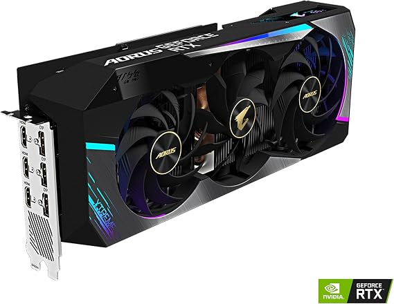 GIGABYTE AORUS GeForce RTX 3080 Xtreme 10G REV2.0 Graphics Card Max Cover Cooling LHR 10GB 320bit GDDR6X GV-N3080AORUS X-10GD REV2.0 Video Card