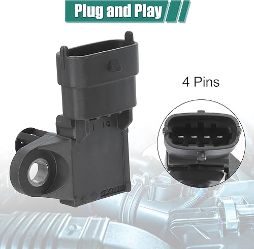 Miniatura 3 de X AUTOHAUX Sensor MAP 22422785 21097978 23886330 Reemplazo del sensor de presión de aumento de temperatura del aire de admisión para Volvo Truck D11