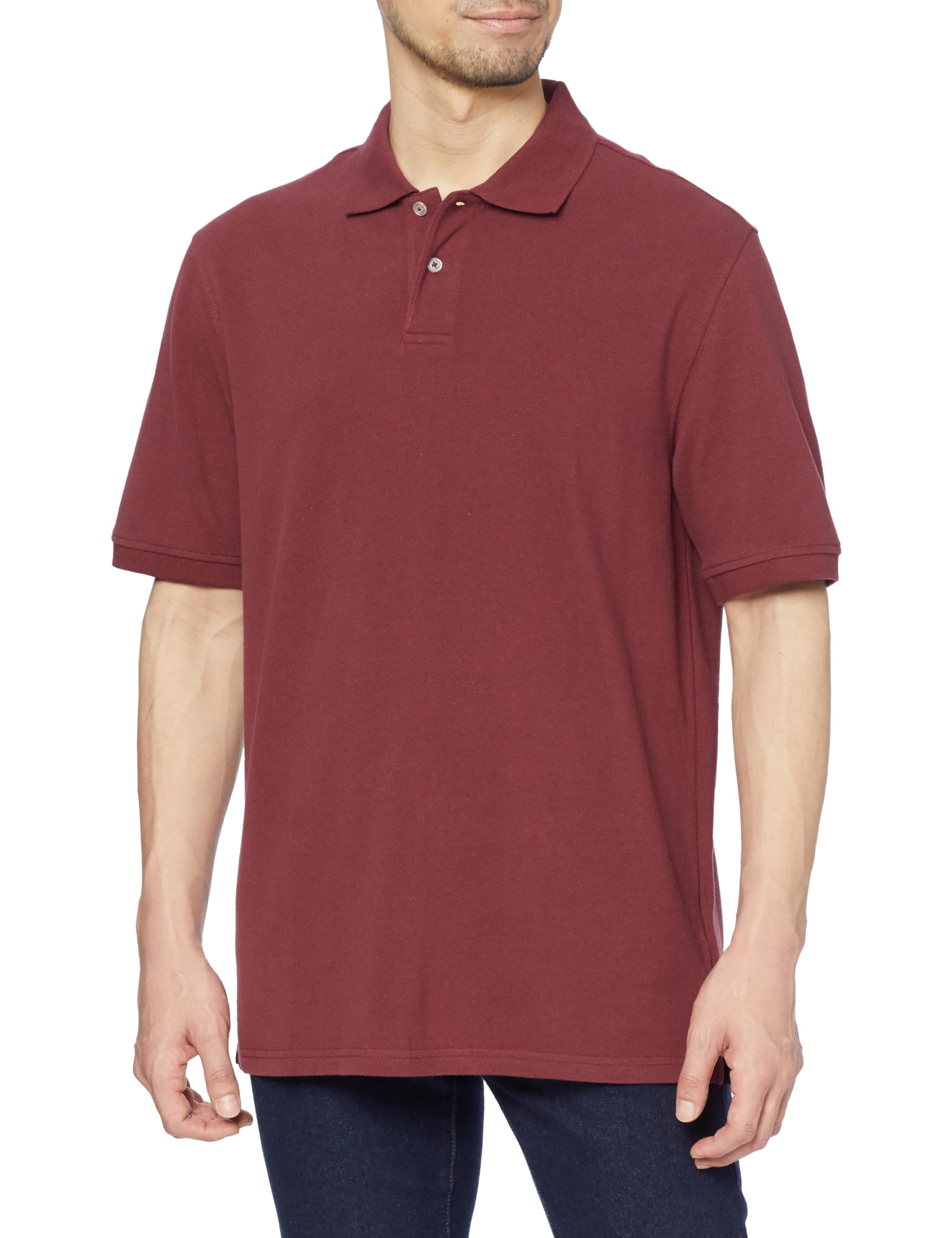 【値下げ】【486円】 Amazon Essentials メンズ コットンピケ レギュラーフィット ポロシャツ