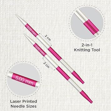 KnitPro Smartstix Interchangeable Circular Needles 4 (10cm) | 5.00mm