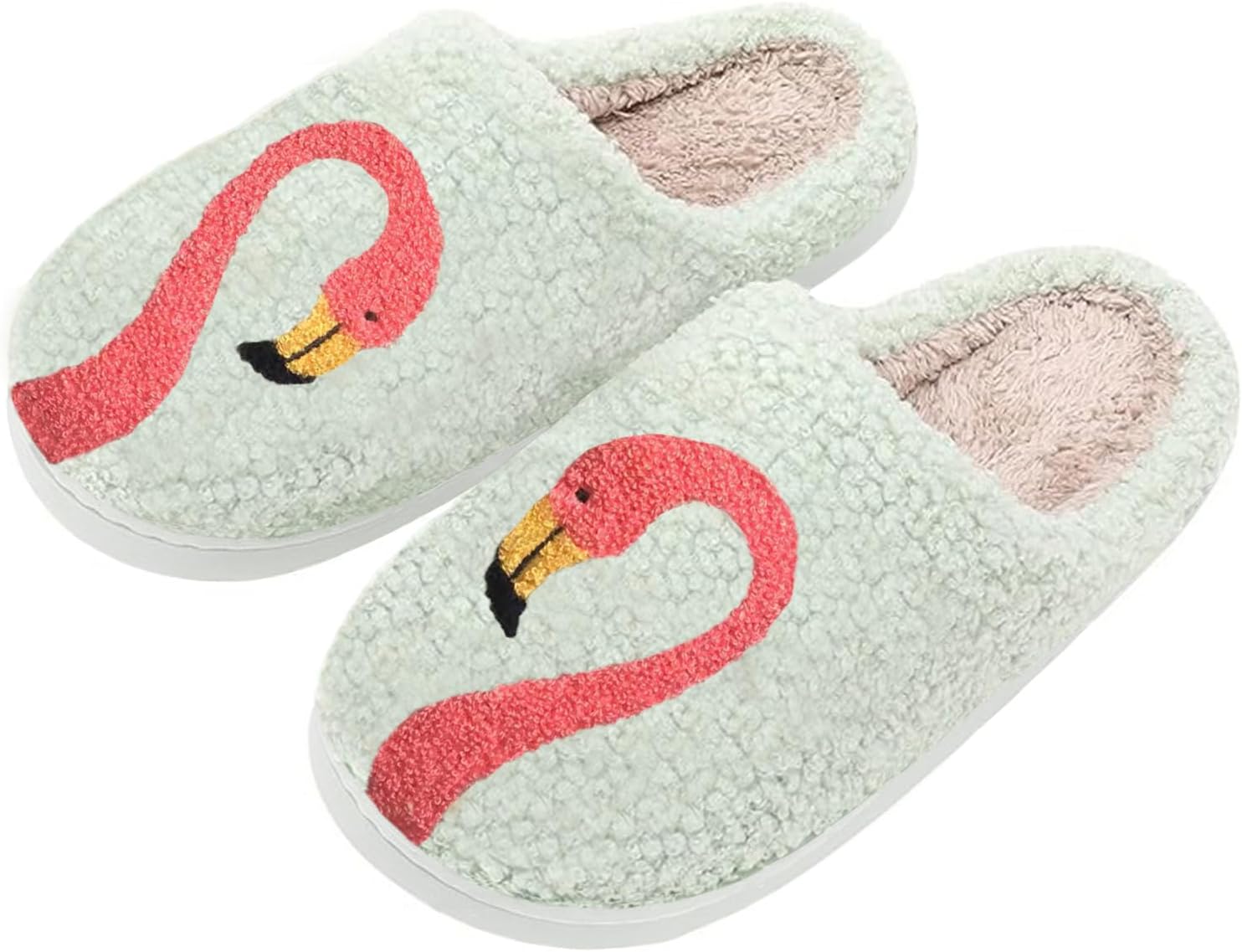 Women's Men's Cute Frog Slippers Fuzzy Memory Foam Kawaii Cartoon Animal Slippers Winter Warm Fluffy Shoes