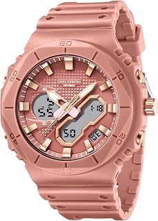 Velocity Series Analog-Digital Sports Watches for Women and Girls with Alarm, Stopwatch, Backlit Display, Dualtime, Silicone Rubber Strap, Water & Shock Resiatant - CT_8120