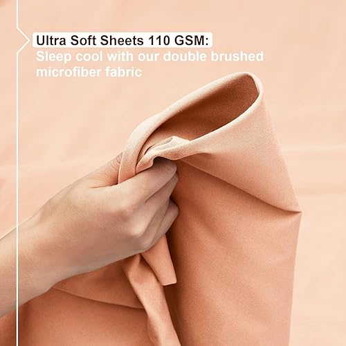 Miniatura 3 de Empyrean - Sábanas Queen  4 piezas de sábanas súper suaves tamaño Queen  Sábanas de microfibra de doble cepillado  Juego de sábanas de lujo para