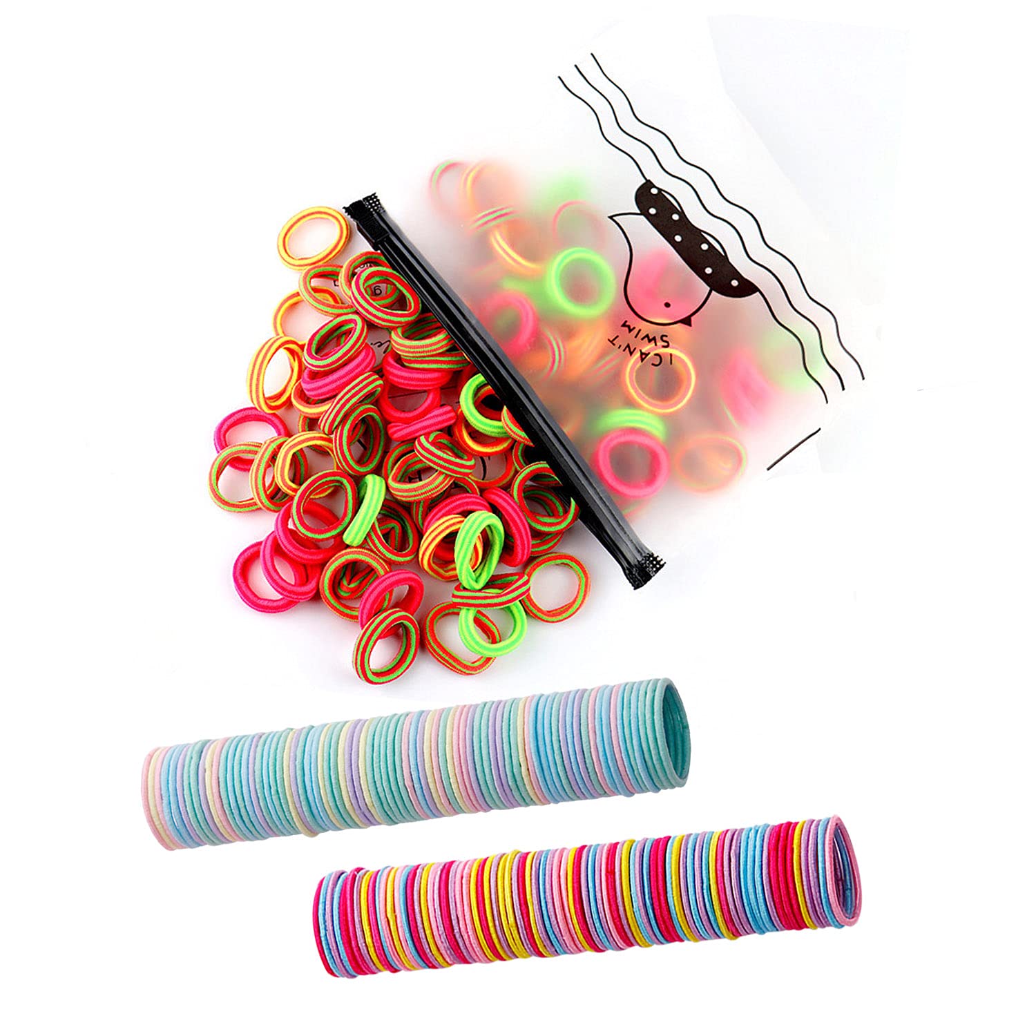 300 Pack Hair Ties BEoffer Baby Toddlers Girls Elastics Hair band...