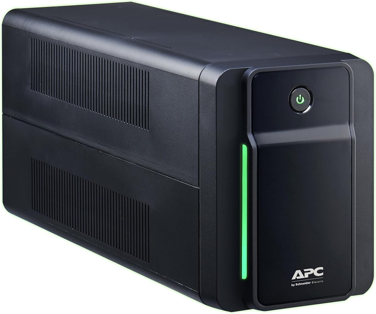 APC Back UPS BX – BX750MI-GR - unterbrechungsfreie Stromversorgung 750 VA mit Schuko Ausgängen, Batteriesicherung & Überspannungsschutz, Backup-Batterie mit AVR, Datensicherungsfunktion