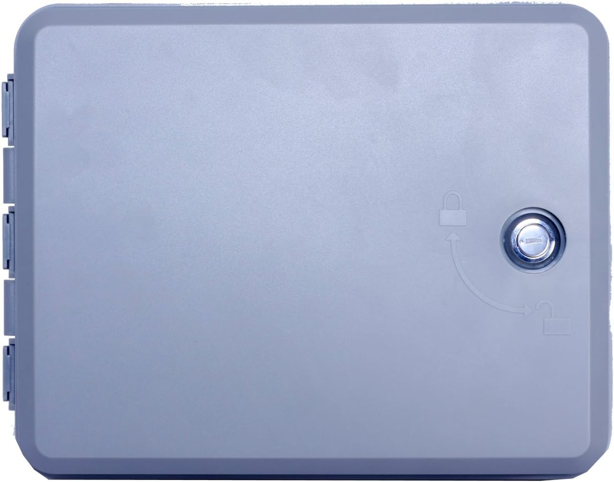 Universal Irrigation Controller Cabinet UCC100, Indoor and Outdoor Box for Sprinkler and Timer Controller, Weather Resistance Mounting Plate, Impact Resistence