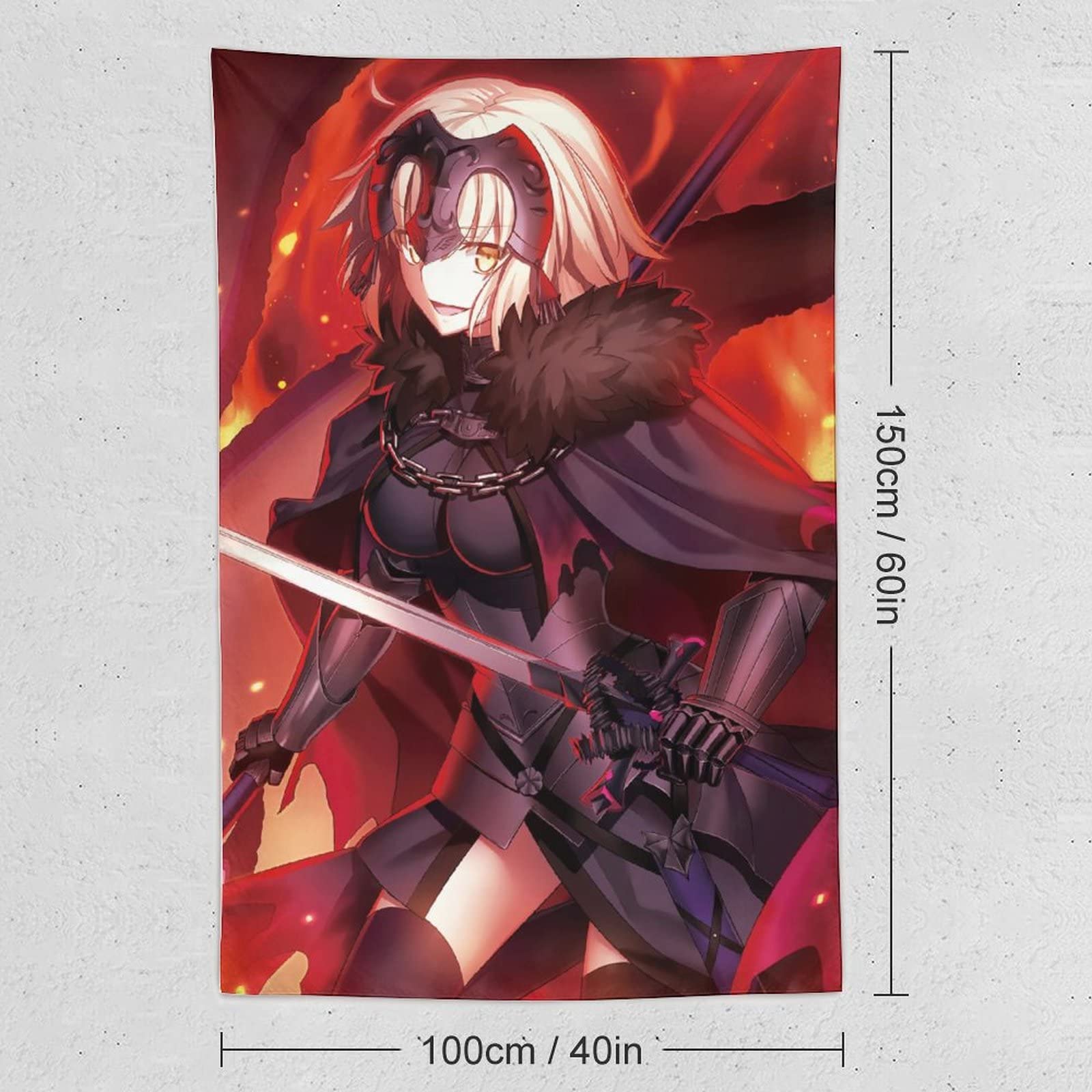 Amazon.co.jp: タペストリー 萌え キャラクター柄 Fat FGO ジャンヌ 