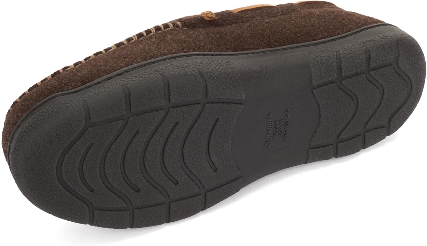 Zigzagger Men's Moccasin Slippers Memory Foam House Shoes, Indoor and Outdoor Warm Loafer Slippers - Image 5