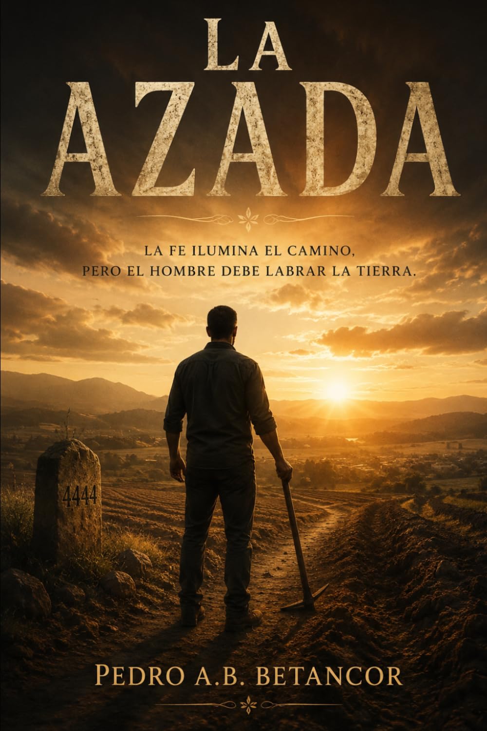 La Azada: La fé ilumina el camino, pero el hombre debe labrar la tierra.