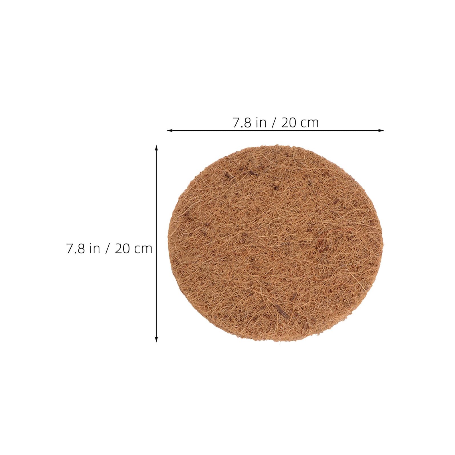 Gatuida Tapis de Nidification Marron Lot de 15 pour Pigeons en Fibre Naturelle Coussins Respirants et Résistants Nid D'élevage et Incubation pour Cages à Oiseaux