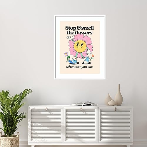 Miniatura 5 de Amanti Art Lienzo decorativo para pared, 41 x 33 pulgadas, personaje retro de dibujos animados I por Victoria Barnes, arte de pared de humor,