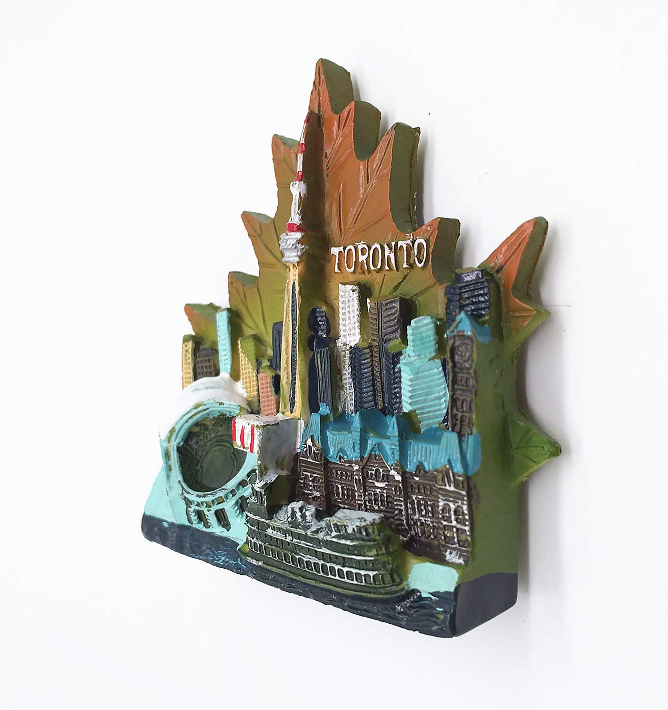Calamita Decorativa Viaggi Magnete 3D Toronto Canada - Souvenir In