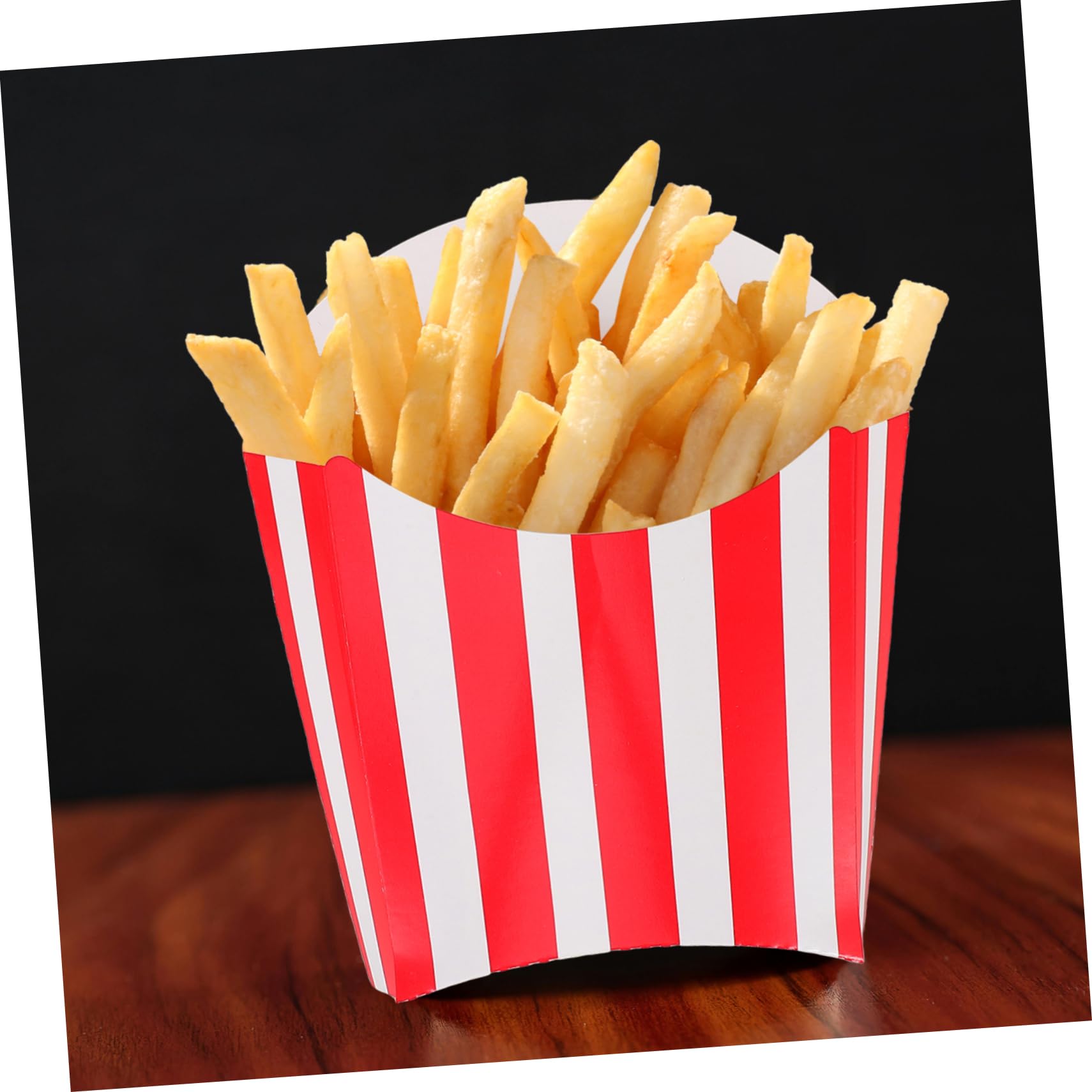 Amosfun 200 Stk Pommes-box Popcorn-boxen Snackbehälter Popcornmais Lebensmittelbehälter Popcornschachteln Backen Party-snack-behälter Boxen Für Pommes Frites Party-popcorn-halter Papier