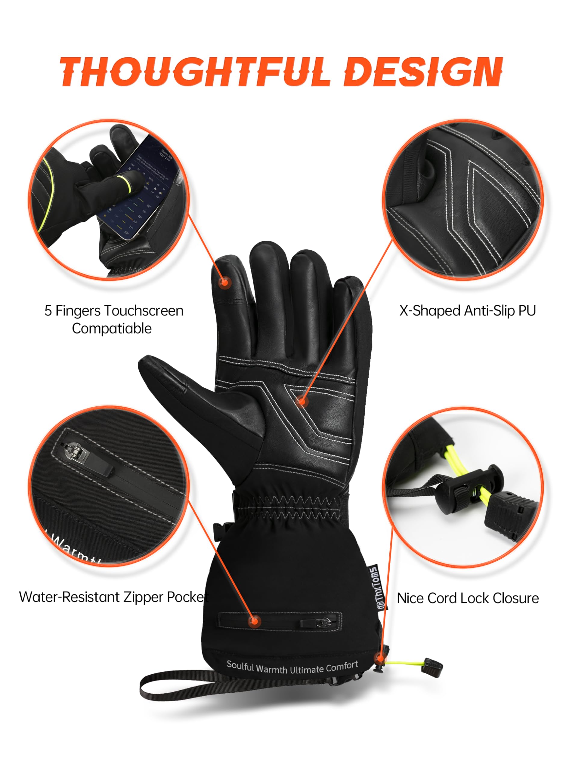 【数量限定】ThxToms 電熱手袋 ヒーター あったか手袋 充電式バッテリー加 Amazon.co.jp: ThxToms 電熱グローブ ヒーター手袋 防寒手袋
