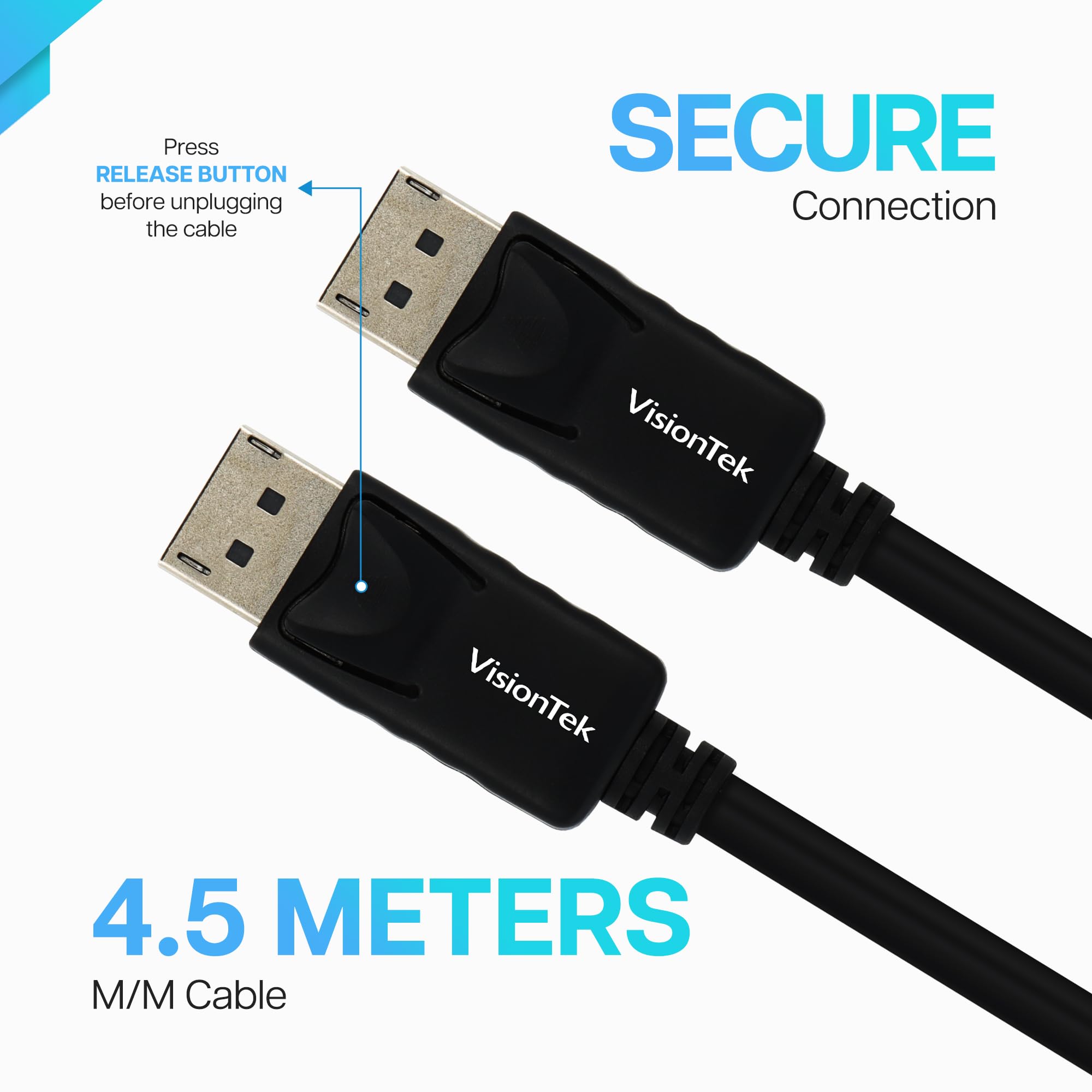 Câble DisplayPort vers DisplayPort 1.4 4,5 m