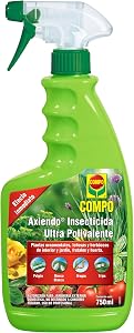 COMPO Axiendo Insecticida ultrapolivalente, Para plantas de interior y exterior, Efecto duradero, Envase pulverizador, 750 ml