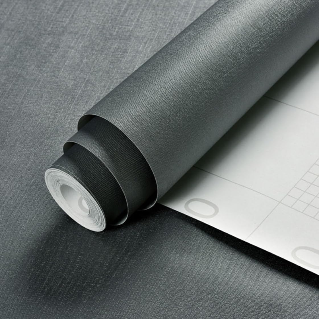 [YXSNG] 壁紙 シール モノトーン 幅60cm リメイクシート 防水 浴室 壁紙 貼ってはがせる壁紙 賃貸OK 風呂 無地 黒